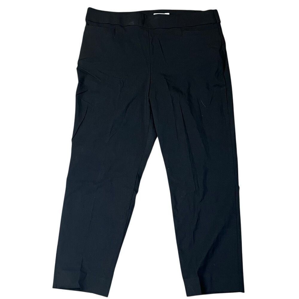 Kim Rogers Short Black Pull-On Pants 16S